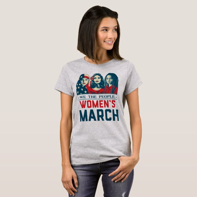 Kvinna marsskjorta t shirt (Hel framsida)