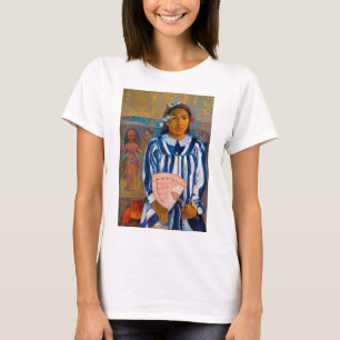 Kvinna med A Fläkt, Gauguin T Shirt