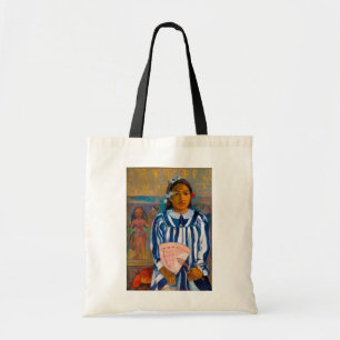Kvinna med A Fläkt, Gauguin Tygkasse
