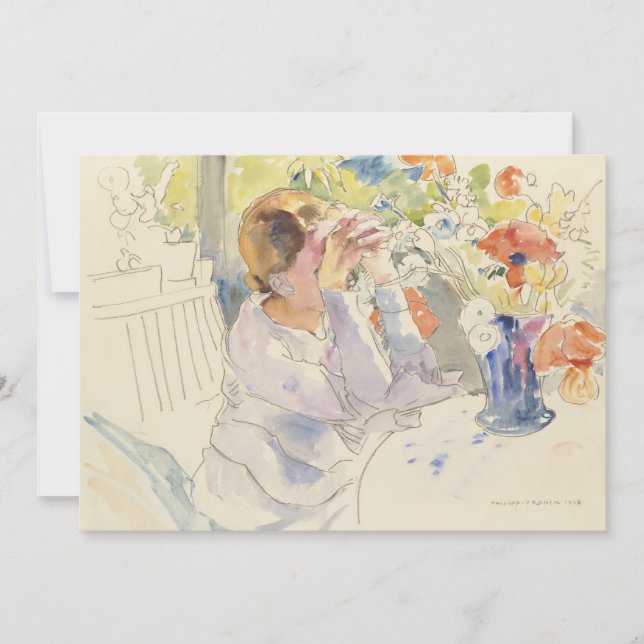 Kvinna med blomsterBouquet | Philipp Franck (Framsida)