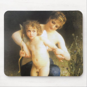 Kvinna med Cupid, Bouguereau Musmatta