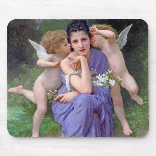 Kvinna med Cupid, Bouguereau Musmatta (Framsidan)