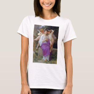 Kvinna med Cupid, Bouguereau T Shirt