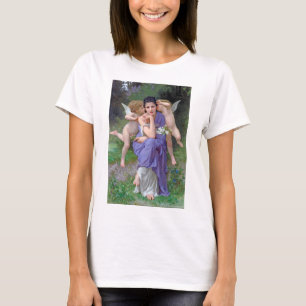 Kvinna med Cupid, Bouguereau T Shirt
