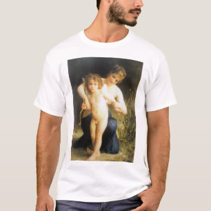 Kvinna med Cupid, Bouguereau T Shirt