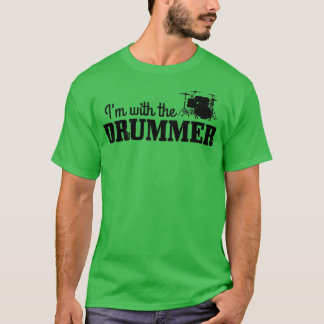 Kvinna med Drummer Drummer Drummer Drummer T Shirt