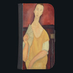 Kvinna med en fläkt 1919 samsung s4 plånboksfodral<br><div class="desc">Kvinna med en fläkt | vid Amedeo Modigliani | konstläge: Musee d'Art Moderne de la Ville de Paris,  Paris,  frankrike | som den italienska konstnären | avbildar samlingen,  numrerar: XIR96791</div>