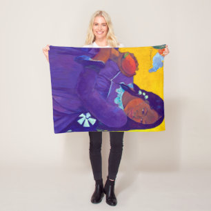 Kvinna med en Mango, Gauguin Fleecefilt