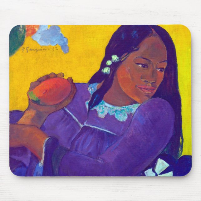 Kvinna med en Mango, Gauguin Musmatta (Framsidan)