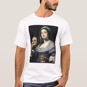 Kvinna med en maskera 2 t-shirt