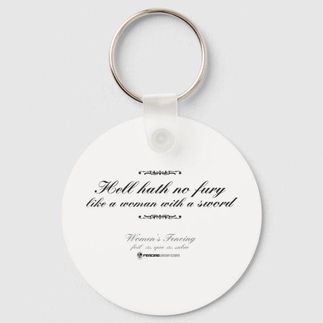 Kvinna med ett ord nyckelring (Framsida)