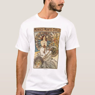 Kvinna med fjädrar - PLM-järnvägen reser affisc Tee Shirt