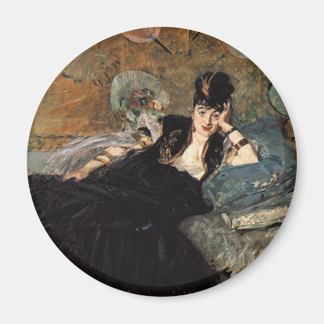 Kvinna med Fläkt Magnet (Framsidan)