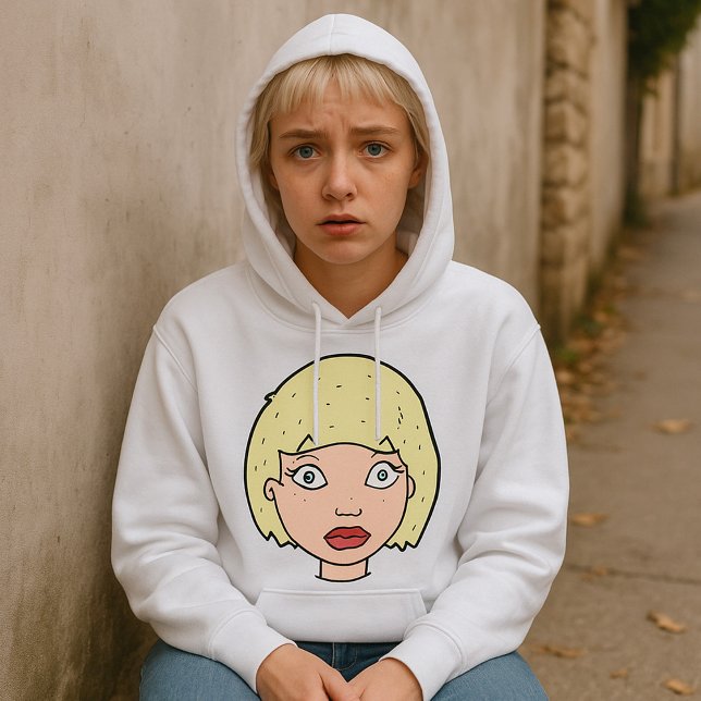 Kvinna med Gult hår T Shirt (Skapare uppladdad)