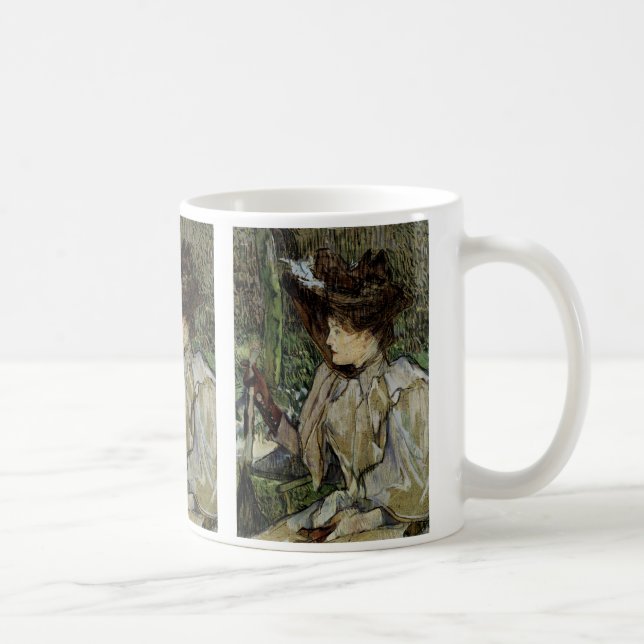 Kvinna med handskar av Toulouse-Lautrec Kaffemugg (Höger)