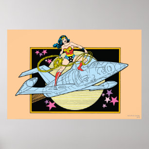  kvinna med Jet Poster