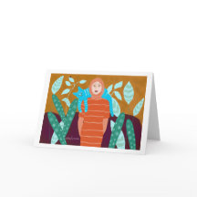 Kvinna med katten i garden.2