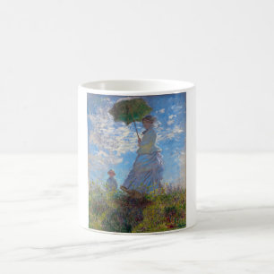 Kvinna med parasol, Monet Kaffemugg