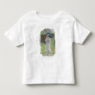 Kvinna med parasol (pastel på papper) tee