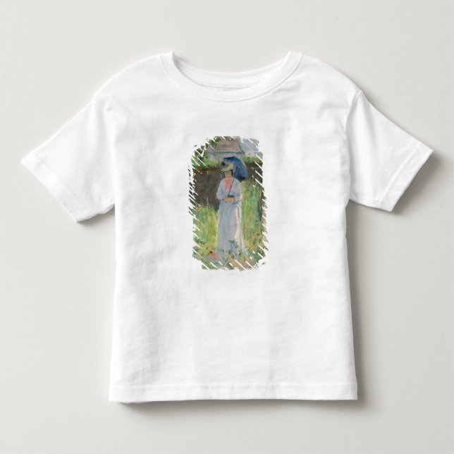 Kvinna med parasol (pastel på papper) tee (Framsida)