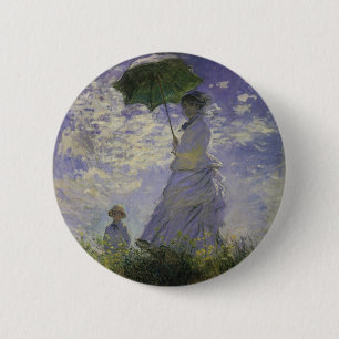 Kvinna med parasoll av Claude Monet, Vintage Art Knapp