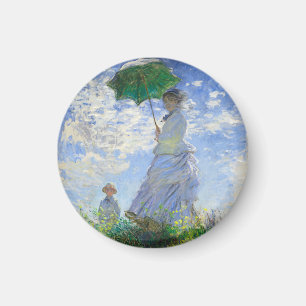 Kvinna med parasoll, Madame Monet och hennes son Magnet