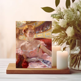 Kvinna med pärlhalsband | Mary Cassatt Vykort