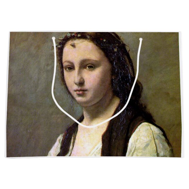Kvinna med Pearl, Camille Corot, 1868-1870 (Framsidan)