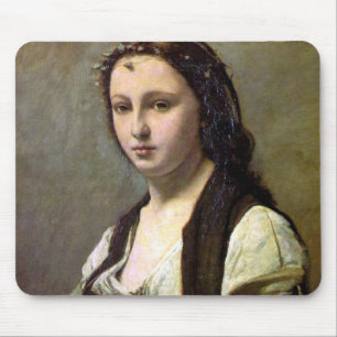 Kvinna med Pearl, Camille Corot, 1868-1870 Musmatta
