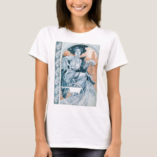 Kvinna med Ro, Mucha T Shirt