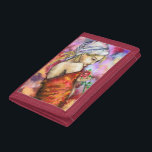 Kvinna med Ro Wallet<br><div class="desc">Plånböcker med Dam med Ro - Abstrakt KVINNOR MED MIGNED - Välj / lägg till din unika text / Namn / Färg - Gör din Speciella trefaldiga plånbok / Gift - Ändra storlek och flytta eller ta bort och lägg till inslag / text med anpassning verktyg! Målning och design efter...</div>