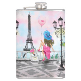 Kvinna med Rosa Blegon i Pariskolv Fickplunta