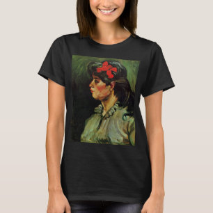Kvinna med rött band Porträtt av Vincent van Gogh T Shirt