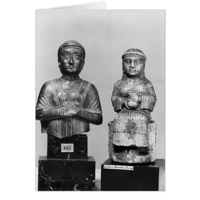 Kvinna med shawl hälsningskort (Framsidan)