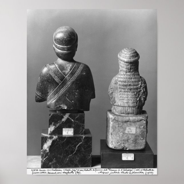 Kvinna med shawl poster (Framsidan)