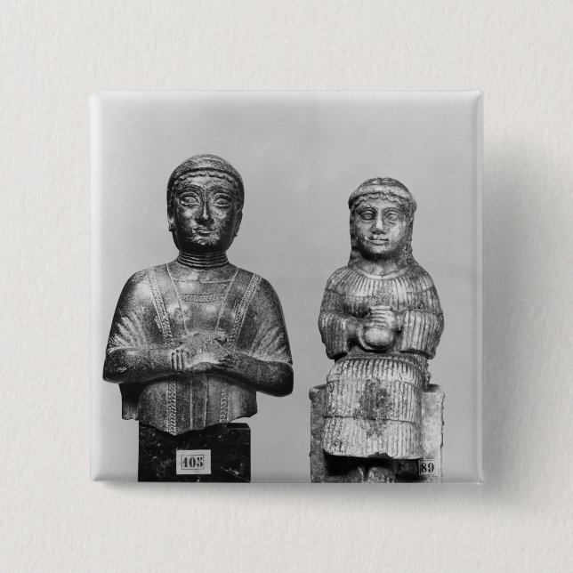 Kvinna med sjalen knapp (Framsida)