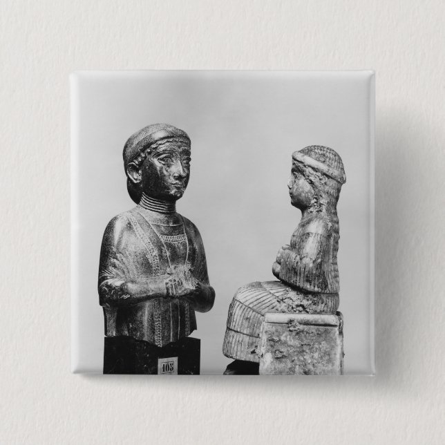 Kvinna med sjalen knapp (Framsida)