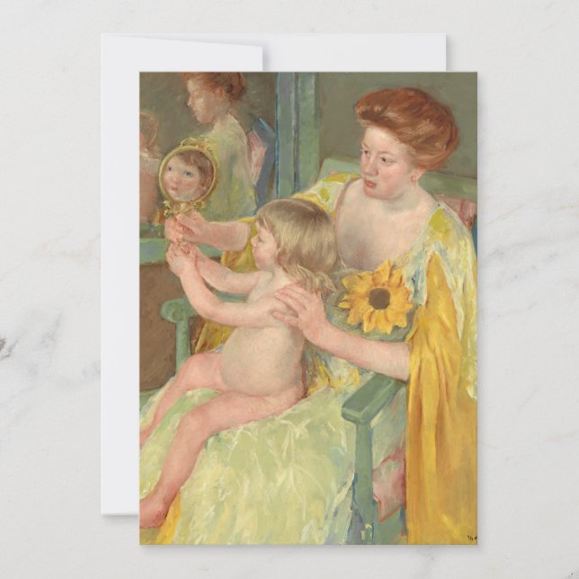 Kvinna med solros | Mary Cassatt (Framsida)