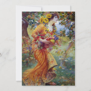 Kvinna med sommarskörd