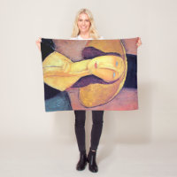 Kvinna med stor hatt, Modigliani