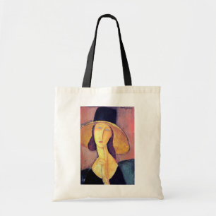 Kvinna med stor hatt, Modigliani Tygkasse