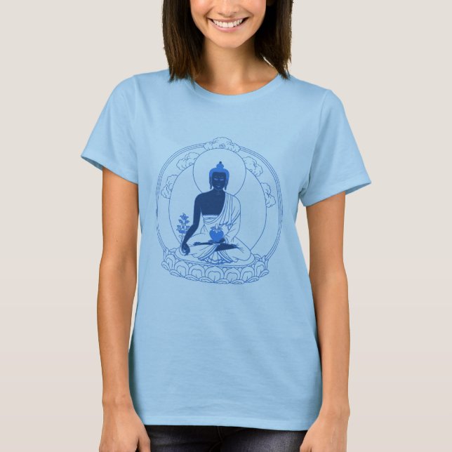 Kvinna medicinBuddha skjorta Tee Shirt (Framsida)