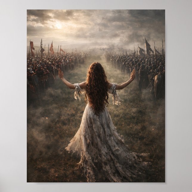 Kvinna mellan två krig bakposter poster (Framsidan)