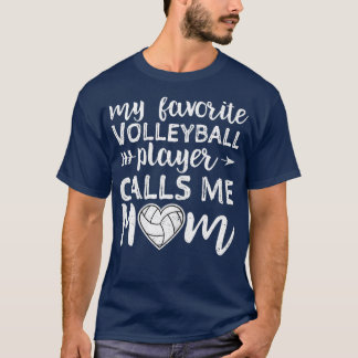 Kvinna min favoritspelare i volleyboll ringer mig  t shirt