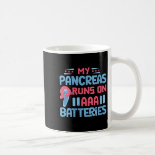 Kvinna min pankreas Springa på Aaa Batteries V-nac Kaffemugg