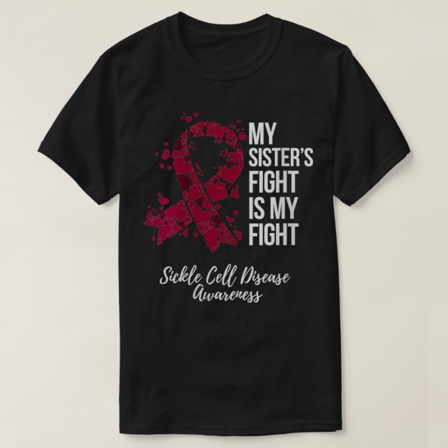 Kvinna min Sisteru2019s-kamp är min jakt T Shirt (Design framsida)