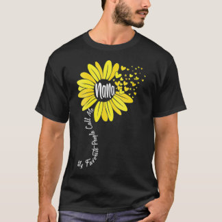 Kvinna mina favoritfolk kallar mig NaNa Mors dag T Shirt