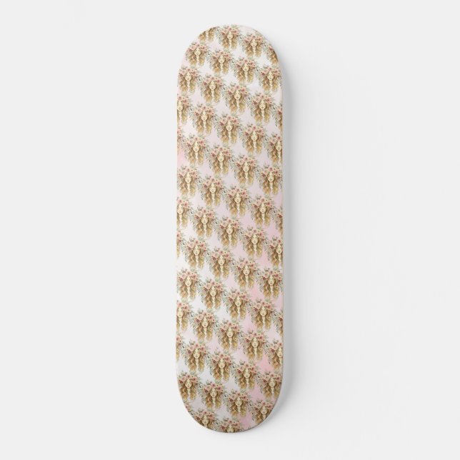 Kvinna Mini Skateboard Bräda 18,5 Cm (Framsida)