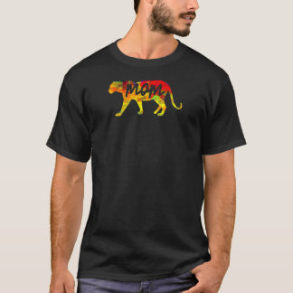 Kvinna Mor dag Idea Lejona Mor vid hjärtat Mamma T Shirt