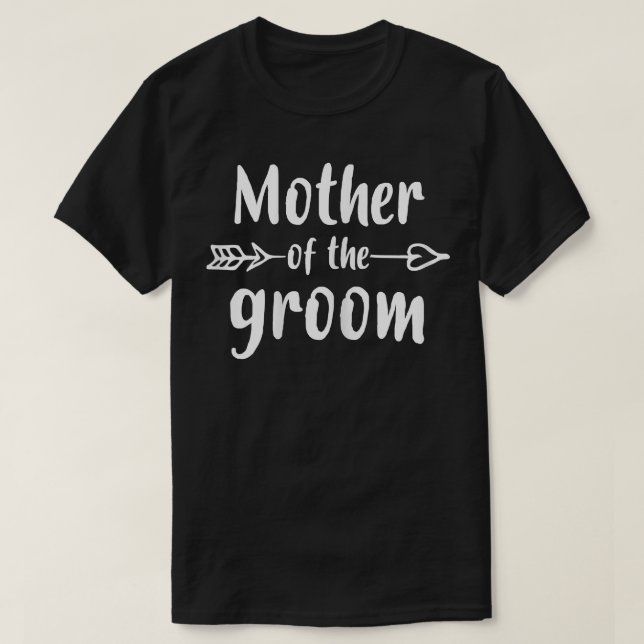 Kvinna Mor från Groom Gifts från Son Bride T Shirt (Design framsida)